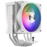 Кулер PCCooler R400 ARGb белый 92мм алюминий+медь 2200rpm 30db 4-pin 180W 133мм
