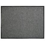 Коврик входной ворсовый влаго-грязезащитный 120х150 см, толщина 7 мм, серый, VORTEX, 22099/24201