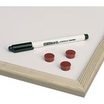 Доска магнитно-маркерная 40х60 см, деревянная рамка, 2x3 ECO, (Польша), TS64/C ...