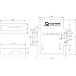 IC-232/485-TCP Interface Converter from RS232/RS485 to Ethernet, powered by 5-36V DC