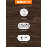 SQ2802-0017, Ceramic White Retro Wiring Insulator (10 pcs/pack) TDM Electric