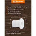 SQ2802-0010, Insulator for retro wiring pass-through (ceramic sleeve) white ...