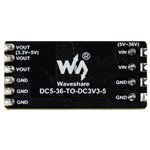 DC5-36-TO-DC3V3-5-M, DC-DC преобразователь, Uвх=6…36В, Uвых=3.3/5В, Iвых=4А