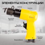 Technicom TC-AH150 pneumatic hammer, 6.3 Bar, 113 l/min, 4500 rpm