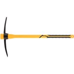 21834, Кирка 1500 г, узкая, фиберглассовая обрезиненная рукоятка 900 мм