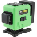 851681, Лазерный уровень AMO LN 3D-360-3 с зеленым лучом