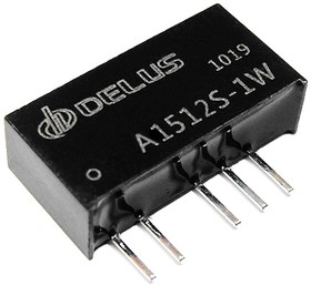A1512S-1W, фикс вход 15V двухполярный выход +-12V изоляция 1500VDC 1WT / A1512S-1W