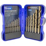 Набор сверл по металлу 15пр 1,5-2шт,2-2шт,2,5-2шт, 3,3,2,3,5,4,4 ,5,5,6,8,10мм в ...