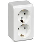 PA16-007B, Socket 2nd OP Etude 16A with ground white