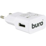 Сетевое зарядное устройство Buro TJ-159w, USB-A, 10.5Вт, 2.1A, белый