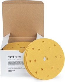 Фото 1/2 Шлифовальный круг на липучке 150мм Р120 100шт. 4631174653998