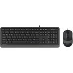 A4Tech F1010 GREY, Клавиатура + мышь A4Tech Fstyler F1010 клав:черный/серый ...