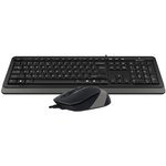 A4Tech F1010 GREY, Клавиатура + мышь A4Tech Fstyler F1010 клав:черный/серый ...