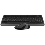 A4Tech FG1010 GREY, Клавиатура + мышь A4Tech Fstyler FG1010 клав:черный/серый ...