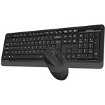 A4Tech FG1010 GREY, Клавиатура + мышь A4Tech Fstyler FG1010 клав:черный/серый ...