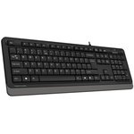A4Tech FK10 GREY, Клавиатура A4Tech Fstyler FK10 черный/серый USB (FK10 GREY)
