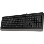 A4Tech FK10 GREY, Клавиатура A4Tech Fstyler FK10 черный/серый USB (FK10 GREY)