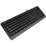 A4Tech FK10 GREY, Клавиатура A4Tech Fstyler FK10 черный/серый USB (FK10 GREY)