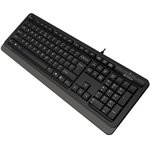 A4Tech FK10 GREY, Клавиатура A4Tech Fstyler FK10 черный/серый USB (FK10 GREY)