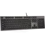 A4Tech KV-300H, Клавиатура A4Tech KV-300H серый/черный USB slim