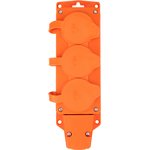 111-227, Розетка (колодка) влагозащищенная с крышкой 3 гнезда COMPACT, с/з, 16А ...