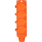 111-228, Розетка (колодка) влагозащищенная с крышкой 4 гнезда COMPACT, с/з, 16А ...