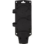 111-222, Розетка (колодка) влагозащищенная с крышкой 2 гнезда COMPACT, с/з, 16А ...