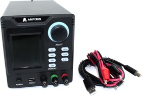 Фото 1/2 Лабораторный блок питания Amperin AI-D300.1RS 300V, 1A