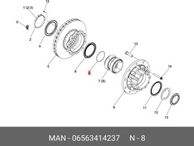 06563414237, Круглое уплотнение 96X4B-NBR3-70