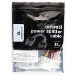 Кабель-разветвитель питания Molex Cablexpert CC-PSU-1, Molex 4pin(M) / 2xMolex ...