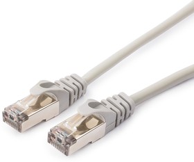 Фото 1/10 Патч-корд FTP Cablexpert PP6-3M, кат.6, 3м, литой, многожильный (серый)