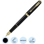 Ручка перьевая PARKER SONNET MATT BLACK GT 2 ...