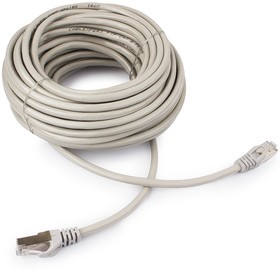 Фото 1/9 Патч-корд FTP Cablexpert PP6-15M, кат.6, 15м, литой, многожильный (серый)