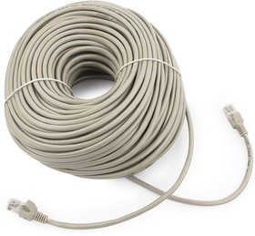 Фото 1/10 Патч-корд UTP Cablexpert PP12-50M, кат.5e, 50м, литой, многожильный (серый)