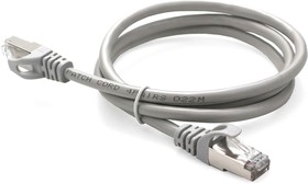 Фото 1/8 Патч-корд FTP Cablexpert PP6-1M, кат.6, 1м, литой, многожильный (серый)