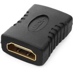 Переходник HDMI-HDMI A-HDMI-FF 19F/19F золотые разъемы пакет