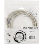 Патч-корд UTP Cablexpert PP12-1.5M, кат.5e, 1.5м, литой, многожильный (серый)