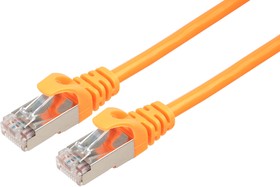 Фото 1/3 Патч-корд FTP Cablexpert PP22-2M/O, кат.5e, 2м, литой, многожильный (оранжевый)