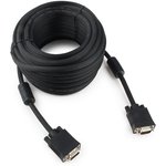 Кабель VGA Cablexpert CC-PPVGA-15M-B, 15M/15M, медь, тройной экран ...
