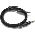 PL1050, Cable 3.5 Jack (M) - 3.5 Jack (M) flat, 1m, black