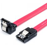 Кабель Serial ATA (Sata), 40 см, угловой с защелкой