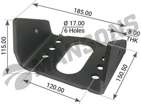 300417, Кронштейн BPW камеры тормозной MANSONS