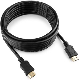 Фото 1/10 Кабель HDMI Cablexpert CC-HDMI4L-15, 19M/19M, v2.0, серия Light, позол.контакты, экран, 4.5м, черный, пакет