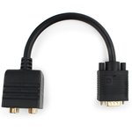 Разветвитель VGA Cablexpert CC-VGAX2-20CM, HD15M/2x15F ...
