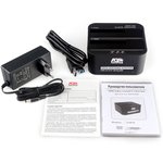 Докстанция USB 3.0 для 2x2.5"/3.5" HDD/SSD AgeStar 3UBT6-6G (BLACK), SATA III ...