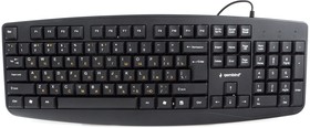 Фото 1/10 Проводная клавиатура Gembird KB-8351U-BL, полноразмерная, 104кл, 12Fn, 1.5м, черная
