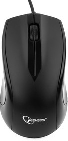 Фото 1/10 Проводная мышь Gembird MUSOPTI9-905U, 3кн, 1000 DPI, 1.5м, черный, коробка