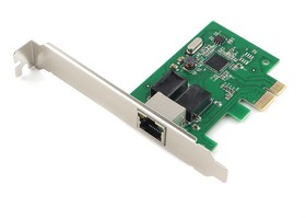 Фото 1/8 Сетевой адаптер Ethernet Gembird NIC-GX1, 1000/100/10 Мбит, PCI-express, RTL8111C