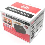 Докстанция 2,5"/3,5" SATAIII AgeStar 3UBT7 (SILVER) USB 3.0, пластик+алюминий ...