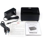 Докстанция USB 3.0 для 2x2.5"/3.5" HDD/SSD AgeStar 3UBT8 (BLACK), SATA III ...